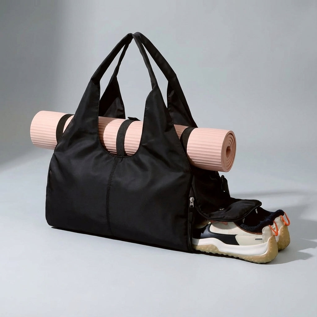 Veelzijdige fitness tas, waterafstotend, met schoenenvak en veel ruimte voor al je sportbenodigdheden.