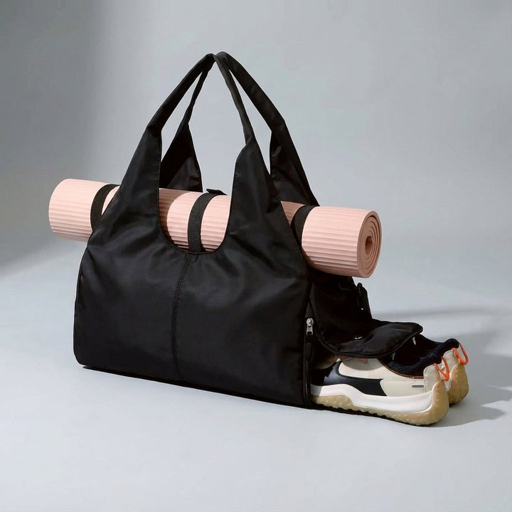 Veelzijdige fitness tas, waterafstotend, met schoenenvak en veel ruimte voor al je sportbenodigdheden.