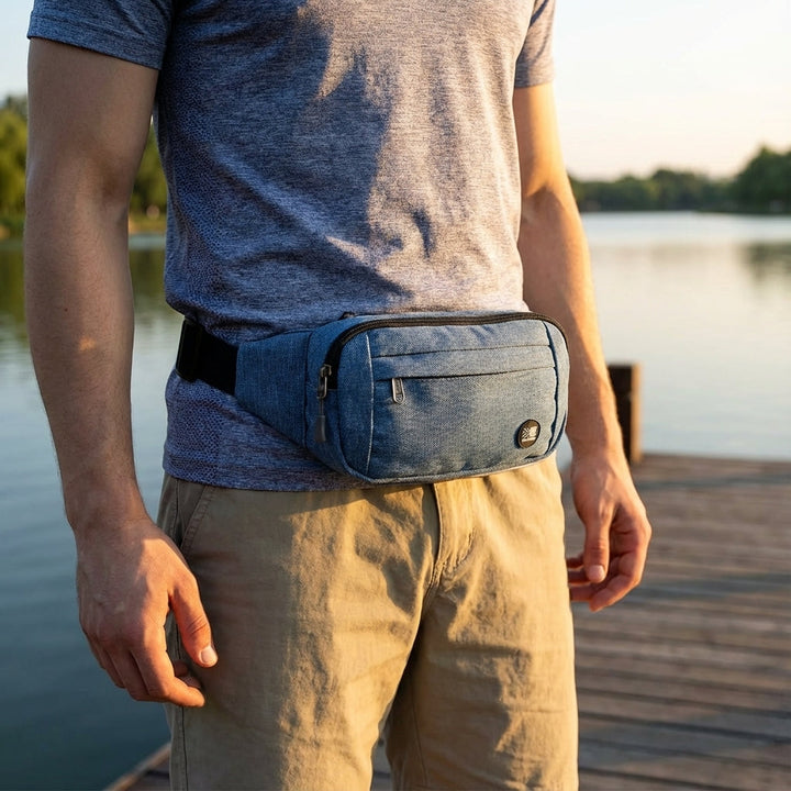 Unisex waterdicht heuptasje AquaHipz voor sport en reizen, ideaal voor hardlopen en outdoor avonturen.