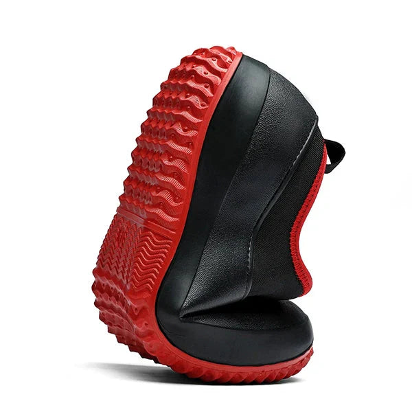 Unisex instap veiligheidsschoenen, waterdicht met antislipzool voor optimale bescherming en gemak.