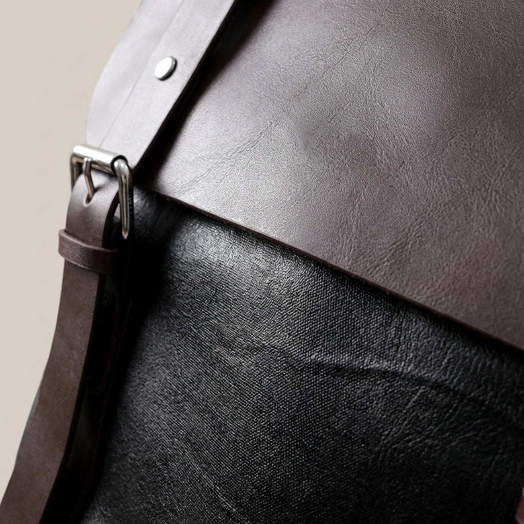 Velluno premium leren unisex rugzak, waterdicht en duurzaam voor werk, school en reizen; mode accessoire.