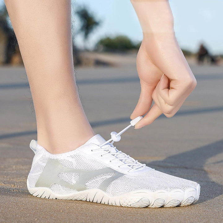 Waterdichte barefootschoenen met flexibele zool voor natuurlijk lopen. Orthopedische schoenen voor dames en heren.