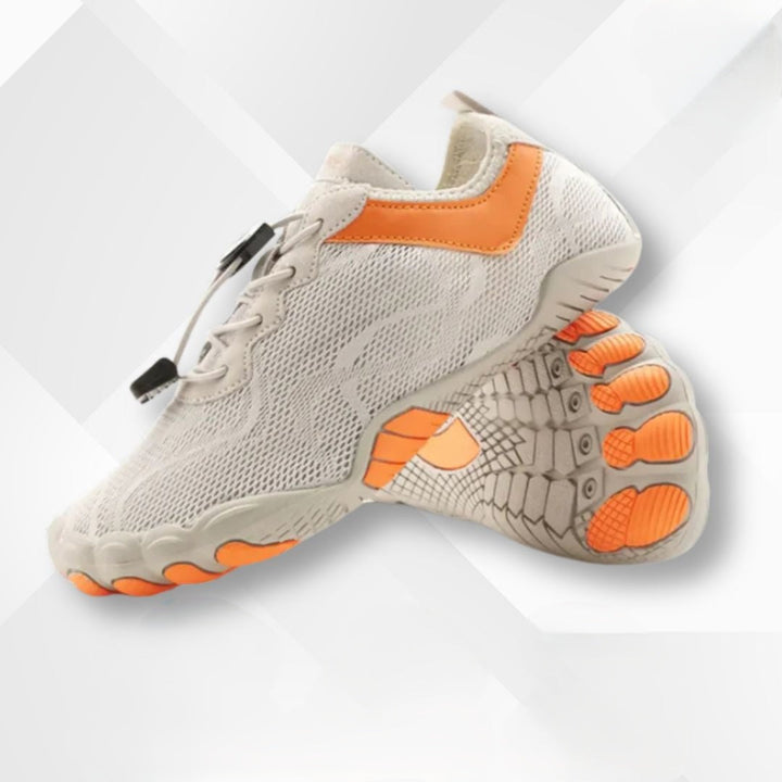Gezonde voeten met orthopedische unisex wandelschoenen. Waterdichte barefootschoenen voor comfortabel en natuurlijk lopen.