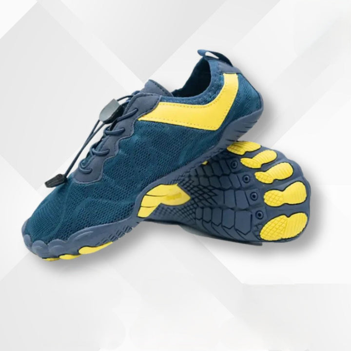 Waterdichte orthopedische barefootschoenen. Perfecte sportschoenen voor dames en heren die natuurlijk lopen waarderen.