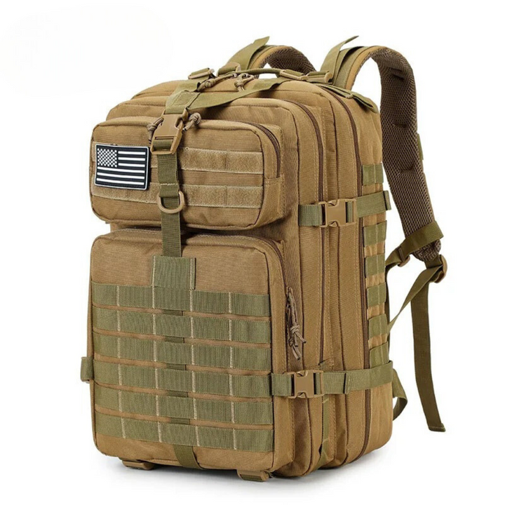 Unisex waterdichte outdoor rugzak voor wandelen, kamperen en reizen, met ruime opbergruimte.