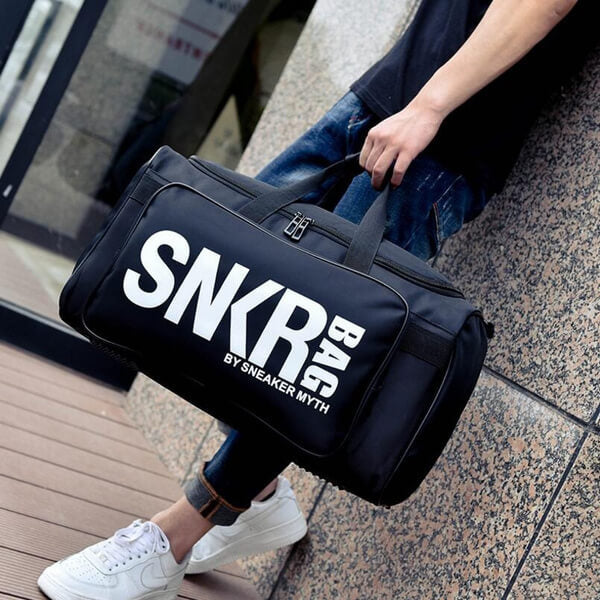 Unisex waterdichte reistas voor sneakers en sportkleding, ideaal voor reizen.