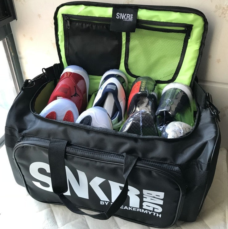 Functionele weekender tas voor dames en heren, waterdicht en met slimme opbergvakken.