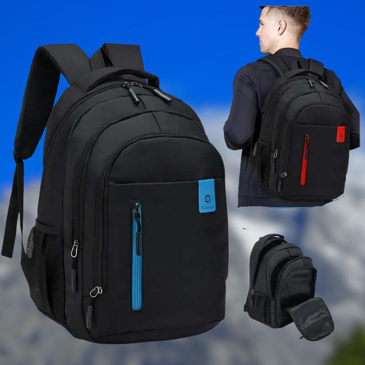 Unisex waterdichte rugzak (20-35L) voor laptop, ideaal voor dagelijks gebruik. Robuuste schooltas of werktas.