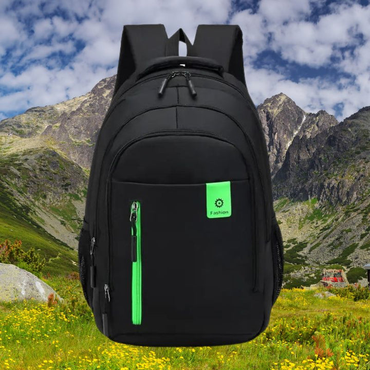 Reflecterende waterdichte laptoprugzak (20-35L) met organizer, perfect voor school, werk en reizen. Unisex.