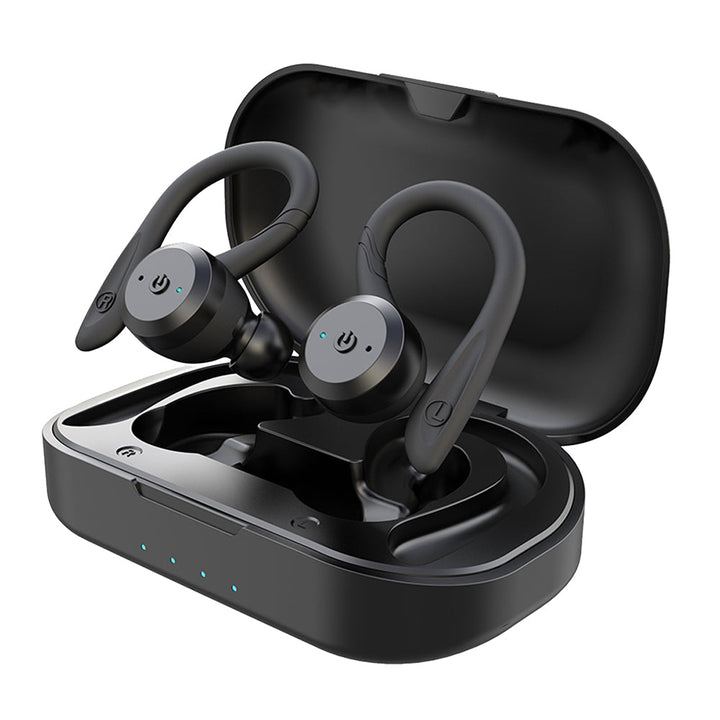 Unisex waterdichte sportoordopjes met Bluetooth, 20 uur speeltijd. Ideaal voor muziek tijdens training.