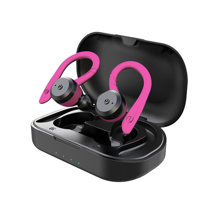 Unisex waterdichte Bluetooth oordopjes voor hardlopers en zwemmers, 20u speeltijd voor je muziek.