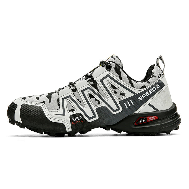 Unisex waterdichte wandelschoenen voor buitensport, met uitstekende grip en comfort voor trails en hiking.