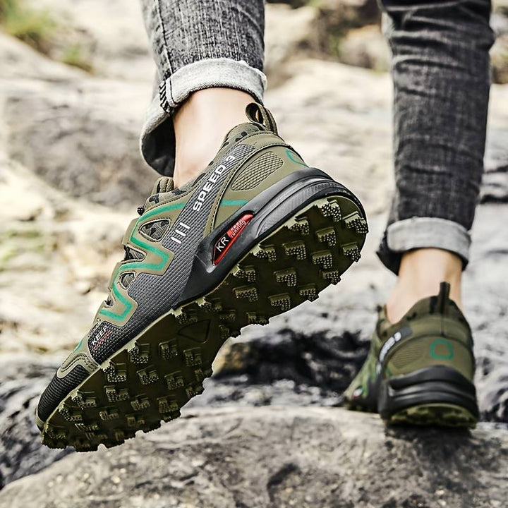 Unisex wandelschoenen, comfortabel en ademend, geschikt voor diverse outdoor activiteiten en alle weersomstandigheden.