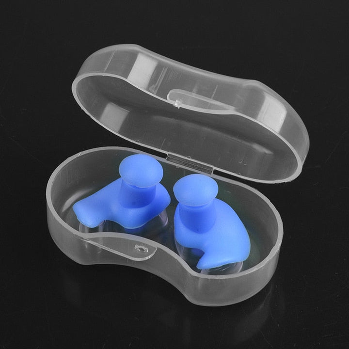 Hoogwaardige unisex zwemaccessoires: waterdichte siliconen oordopjes voor droge en veilige oren tijdens zwemactiviteiten.