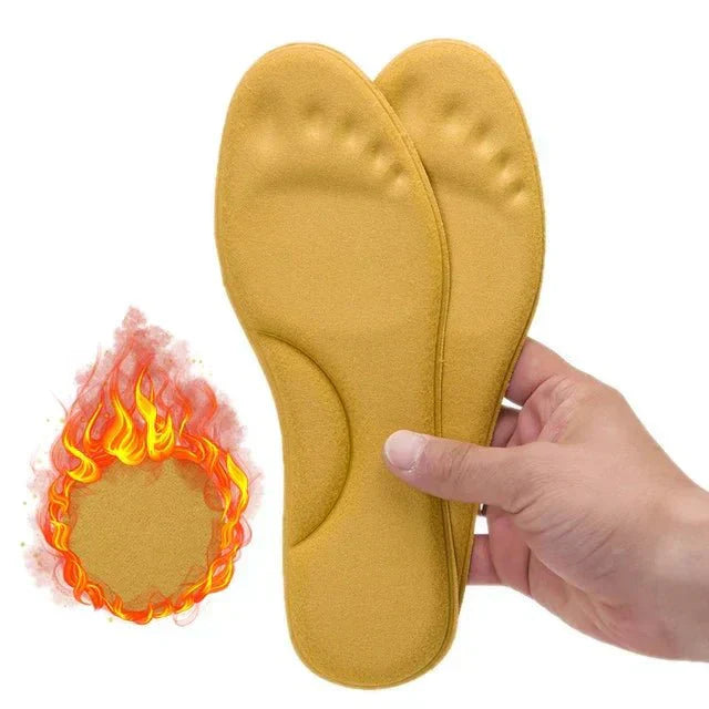 Ergonomische geheugenschuim inlegzolen die warmte genereren voor langdurig wintercomfort.