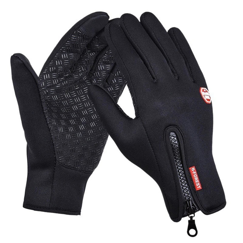 Comfortabele waterdichte winterhandschoenen met extra grip, geschikt voor mannen en vrouwen bij koud weer.