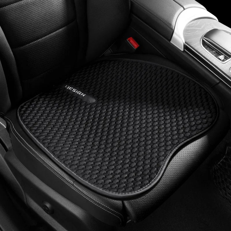 Ademend autozitkussen, universeel, ijszijde, voor comfortabele en verkoelende zomerse autoritten.