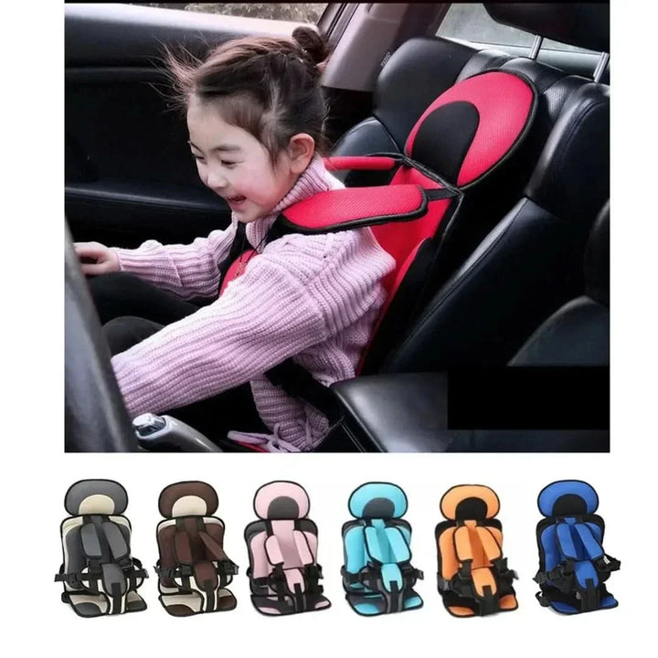 Draagbaar nylon autostoel voor kinderen. Ideaal voor reizen, lichtgewicht en eenvoudig te installeren.