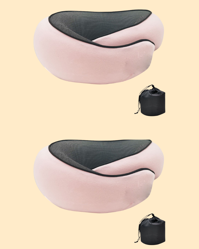 Perfect cadeau: een universeel nekkussen met traagschuim voor comfortabele en pijnvrije reizen.