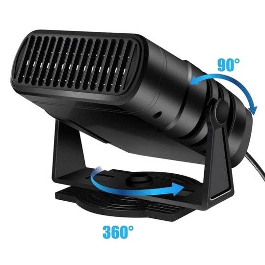 Draagbare 12V auto-heater/koeler. Eenvoudige plug-and-play installatie voor elk voertuig, winter & zomer.