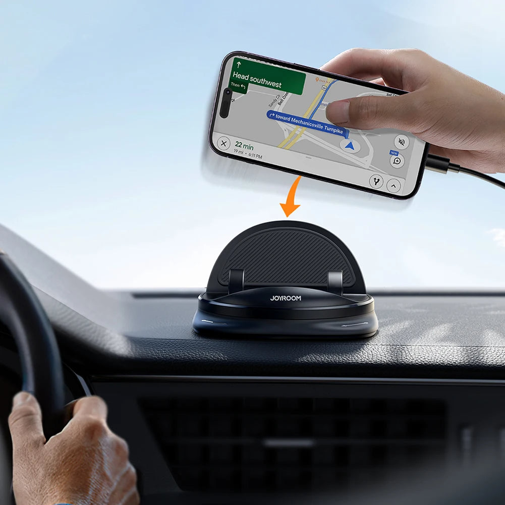 Universele 360° draaibare autohouder voor smartphone navigatie, veilig rijden.