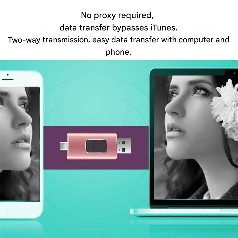 DataFlex universele flashdrive. Breid je opslag uit voor mobiel, laptop en tablet. Handige 4-in-1 USB stick voor al je data.