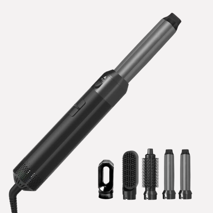 Multifunctionele haarstyler voor professionele krullen, steil haar of volume. Eén apparaat voor al je looks.