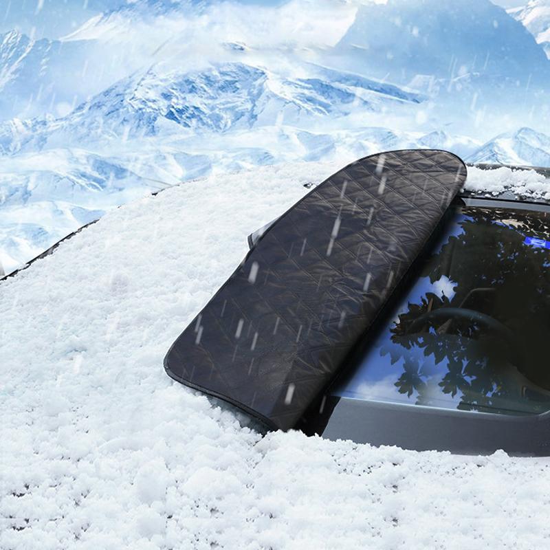 Winterklaar: ijsvrije voorruitbescherming met magneetbevestiging. Effectieve sneeuwhoes & vorstbescherming auto.