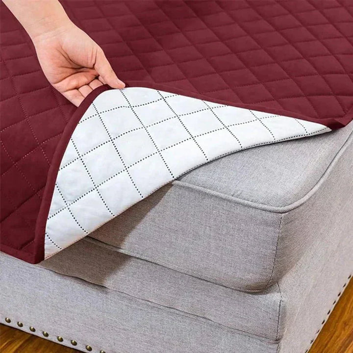 FlexCover fauteuilhoes in een strak interieur, benadrukt de stijlvolle bescherming.
