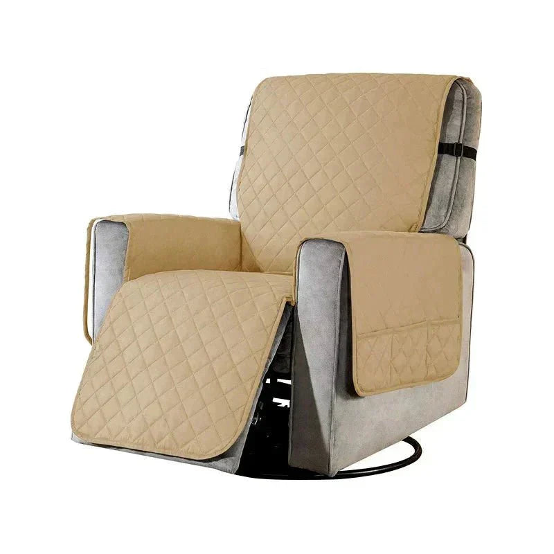 Beschermende FlexCover fauteuilhoes, ideaal voor gezinnen met huisdieren, zacht en makkelijk wasbaar.