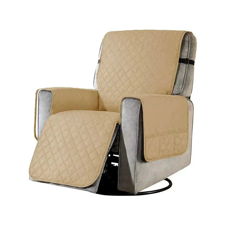 Beschermende FlexCover fauteuilhoes, ideaal voor gezinnen met huisdieren, zacht en makkelijk wasbaar.