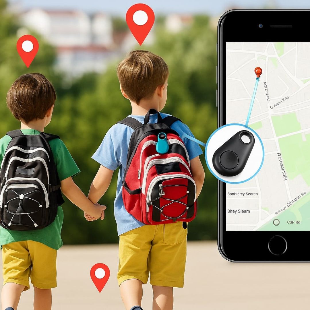 Geavanceerde GPS tracker met geofencing zones voor veilige gebieden.