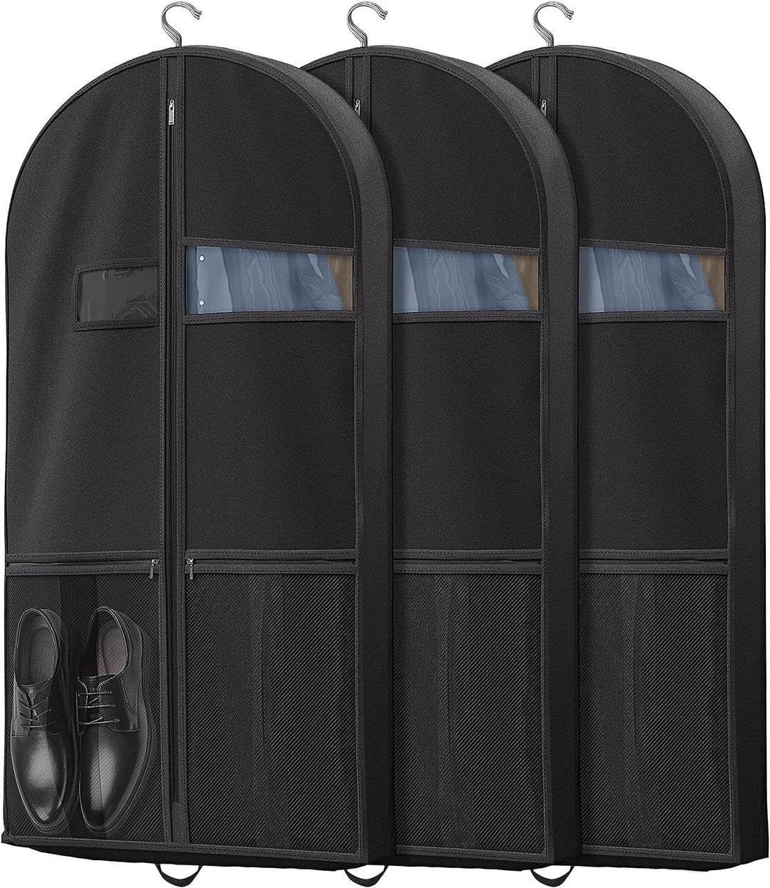 Universele heavy-duty reiskledingzak; ideaal voor kreukvrij vervoer van pakken en jurken.