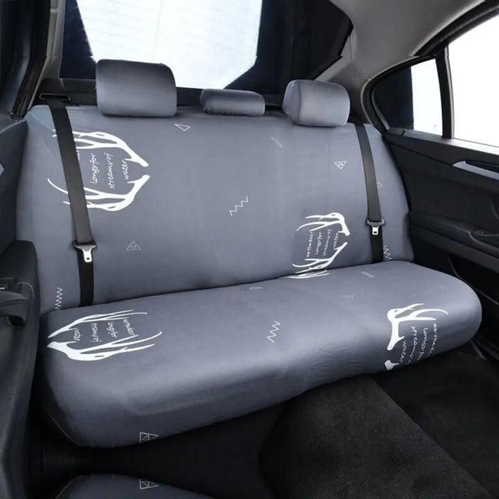 Universele hondenhoes voor auto achterbank. Sterke, waterdichte BarkGuard beschermer voor huisdier reizen.