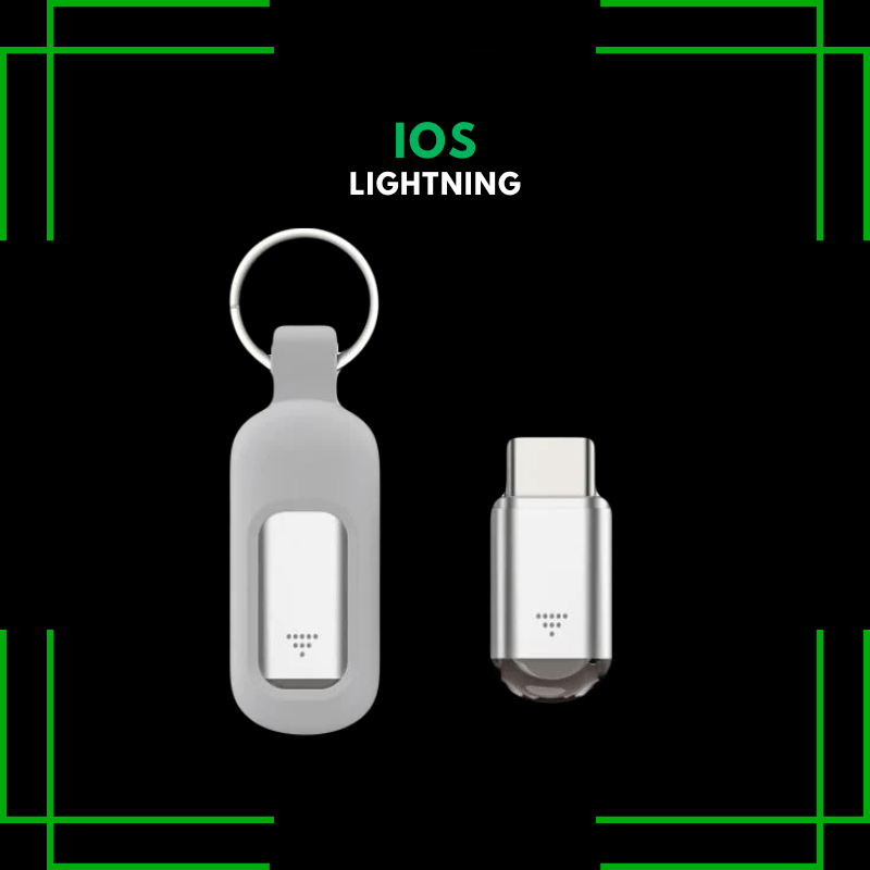 Slimme IR afstandsbediening voor iPhone & Android (USB-C/Lightning); transformeer je mobiel in een universele controller.