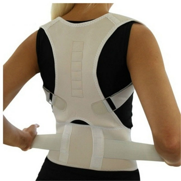 Universele, verstelbare rugondersteuning houdingsbrace voor optimaal comfort en houdingsverbetering.