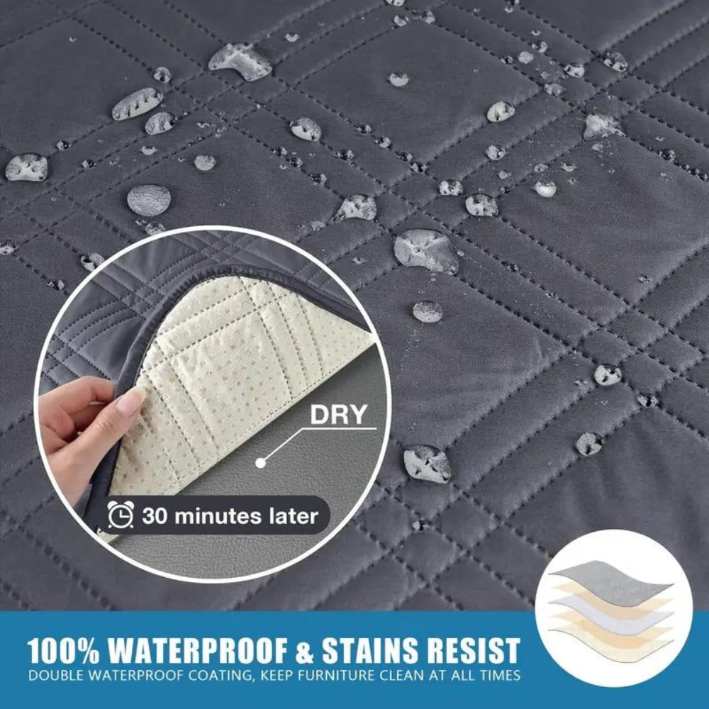 Duurzame relaxstoelhoes, waterafstotend & vlekbestendig. Ideale meubelbescherming voor huisdieren & intensief gebruik.