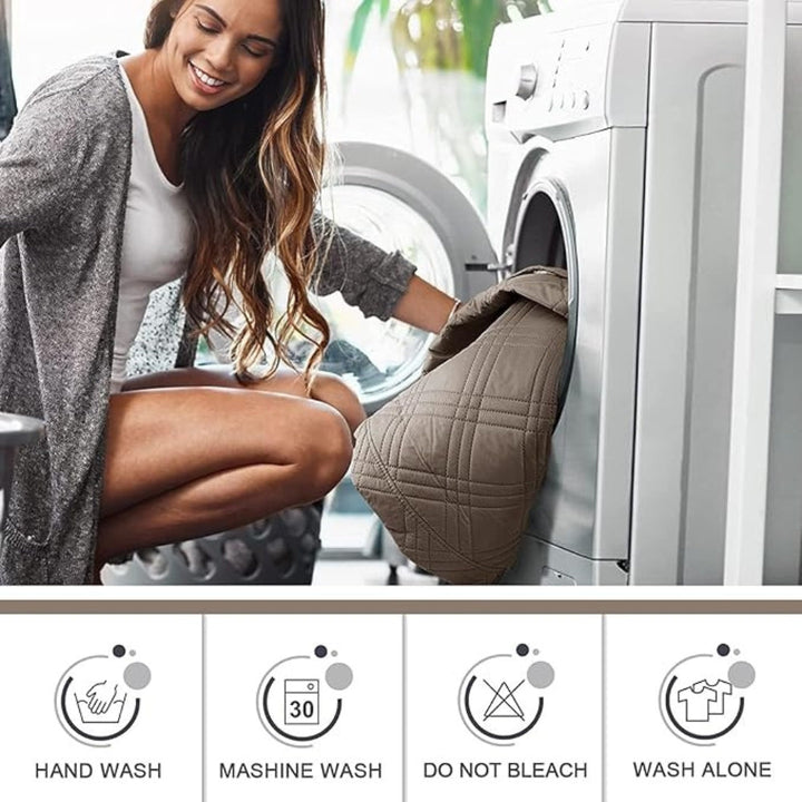 Elastische stoelhoes voor relaxstoel. Waterafstotend, wasbaar & vlekbestendig. Vernieuw je interieur met deze woonaccessoire.