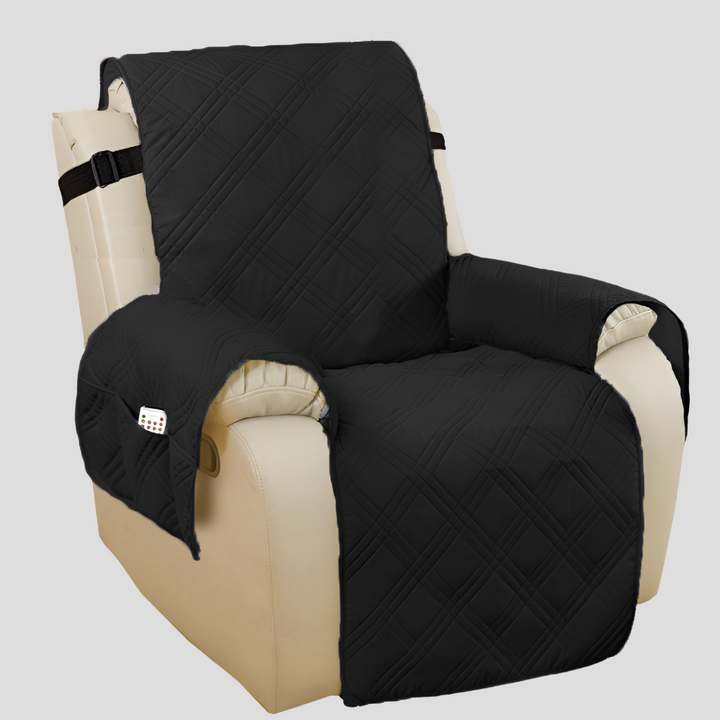 Praktische relaxstoelhoes, waterafstotend, vlekbestendig & elastisch. Complete meubelbescherming en eenvoudig wasbaar.