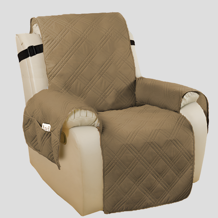 Universele stoelhoes Casa voor relaxstoelen. Waterafstotend, vlekbestendig & elastisch voor optimale meubelbescherming.