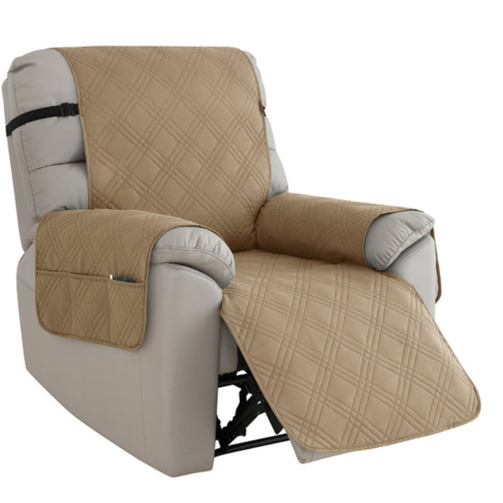 Waterafstotende stoelhoes voor relaxfauteuil, vlekbestendig, duurzaam polyester-spandex.