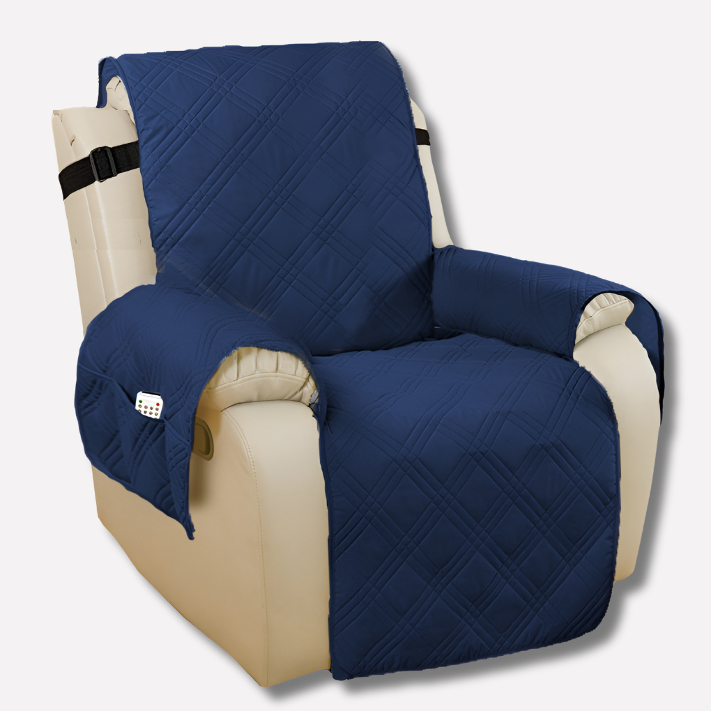 Vlekbestendige stoelhoes beschermt uw relaxfauteuil, ideaal voor woonkamer meubelbescherming.