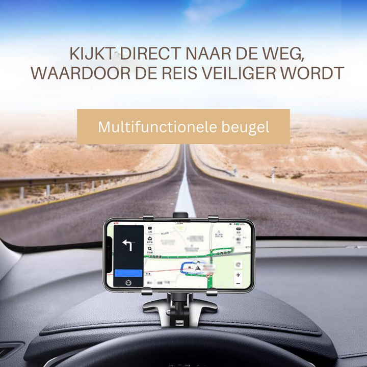 Autogadget telefoonhouder voor moeiteloze navigatie, houdt je smartphone stevig vast op elke rit.