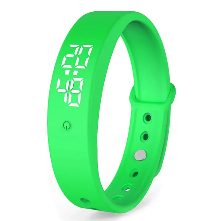 Stijlvolle V9 smartwatch voor dames & heren; waterdicht, met fitnesstracker, slaapmonitor en notificaties.