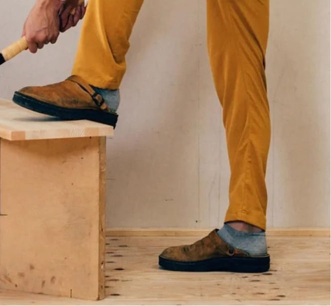 Heren comfort slippers, dempend en ontlastend, geschikt voor vier seizoenen casual gebruik.