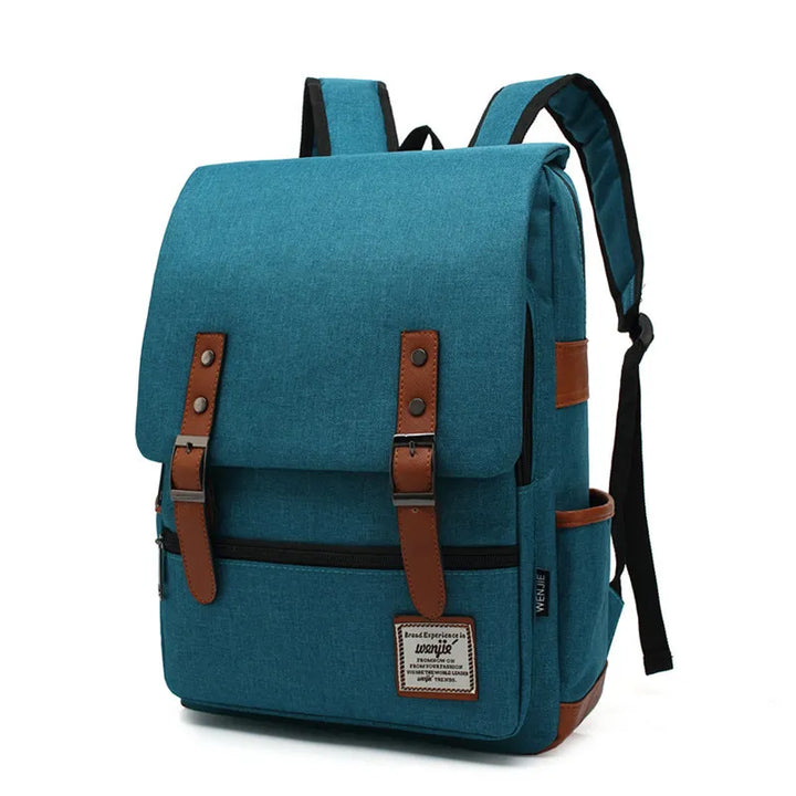 Bordeauxrode Valtro Oxford rugzak: waterdicht, uniseks, duurzaam voor onderweg met laptop.