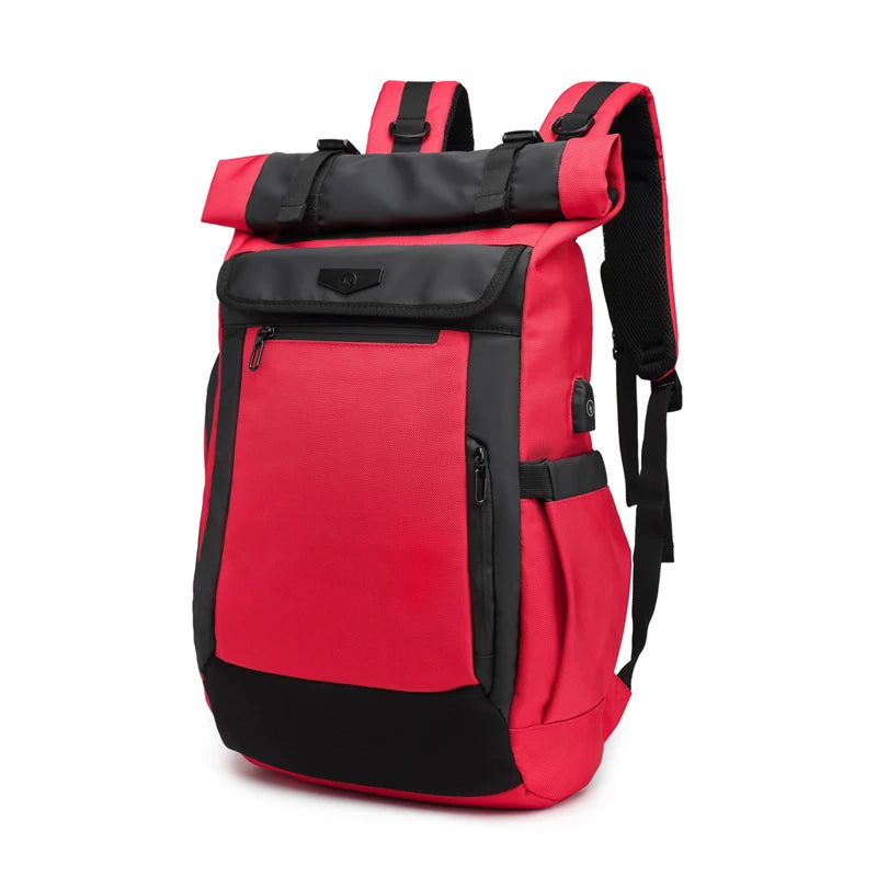Ruime Rolltop Reisrugzak met Laptopvak voor Dames en Heren