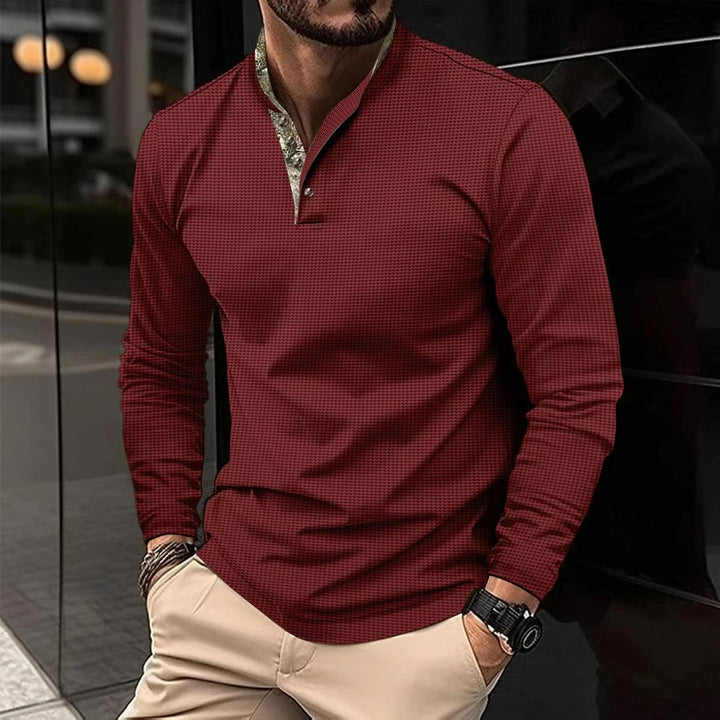 Stijlvolle heren polo Noah voor zomerse dagen. Casual modern design met comfortabele korte mouw.