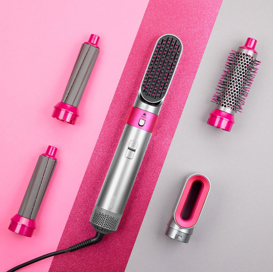 Eenvoudige 4-in-1 haarstyler voor drogen, krullen, stijlen en volume. Voor glanzend, professioneel gestyled dameshaar.