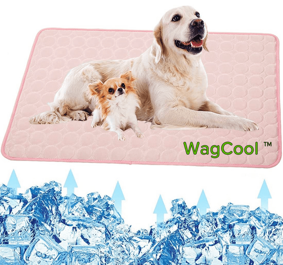 Close-up van de verkoelende hondenmat; geavanceerd materiaal voor effectieve koeling en zomercomfort.